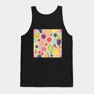 Fruity Pastel Pattern Tank Top